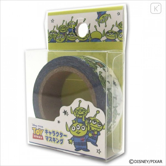 Japan Disney Washi Paper Masking Tape - Toy Story Little Green Men Aliens - 2