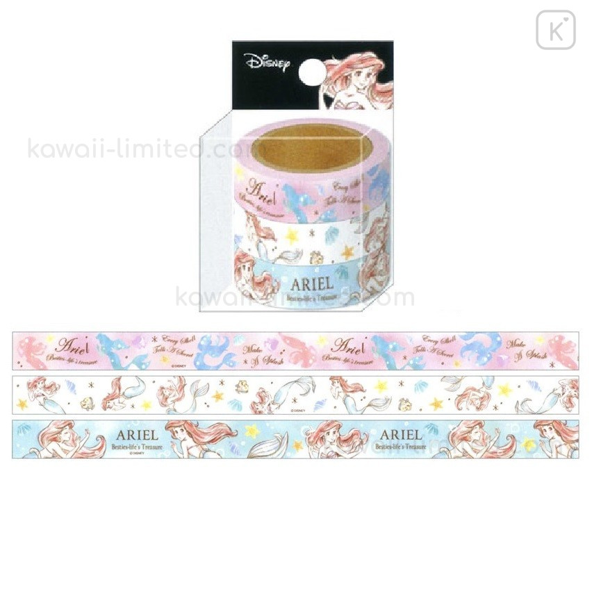 Japan Disney Washi Paper Masking Tape Sticker The Little Mermaid Princess Ariel