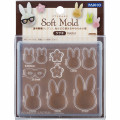 Japan Padico Clay & UV Resin Soft Mold - Rabbit - 1