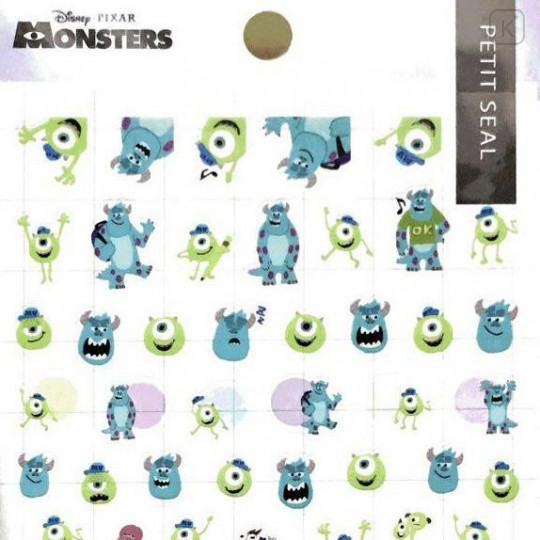 Japan Disney Sticker - Monster Company Petit Seal - 1