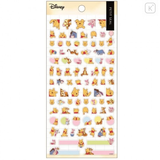 Japan Disney Petit Seal Sticker - Winnie the Pooh - 2