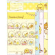 Japan San-X Letter Writing Volume Set - Rilakkuma : Kiiroitori Dairy A