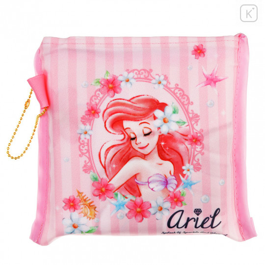 Japan Disney Store Eco Shopping Bag - Mermaid Princess Ariel Diamond Pink - 3