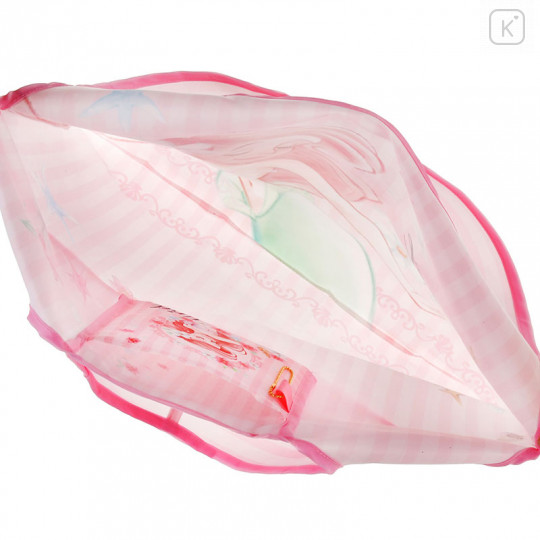 Japan Disney Store Eco Shopping Bag - Mermaid Princess Ariel Diamond Pink - 4