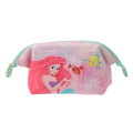 Japan Disney Store Pouch Makeup Bag Pencil Case - Little Mermaid Ariel & Flounder (M) - 1