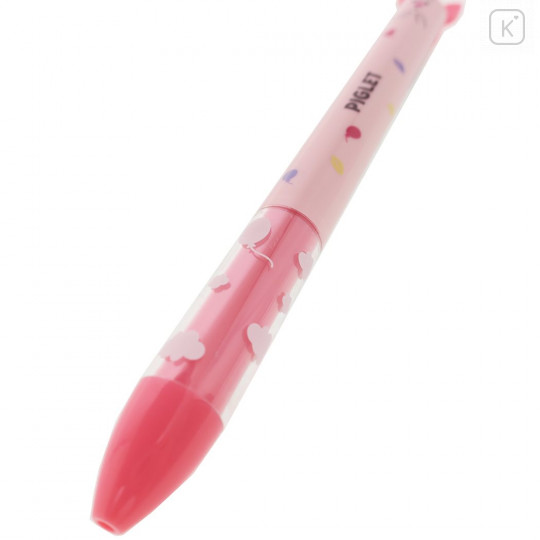 Japan Disney Two Color Mimi Pen - Piglet & Balloon - 3