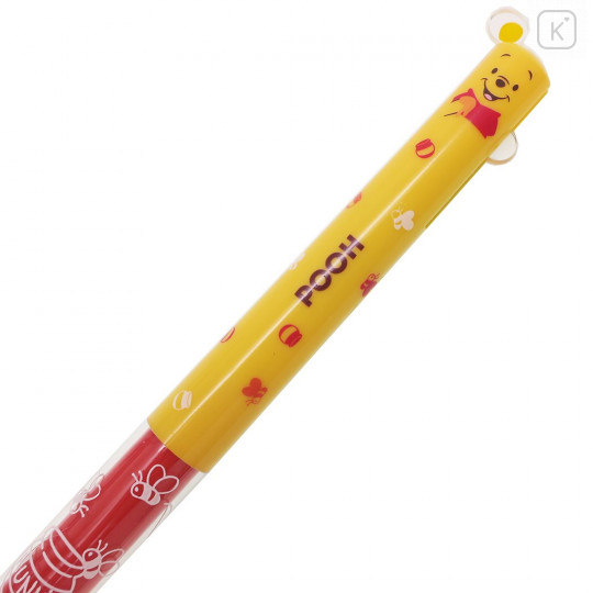 Japan Disney Two Color Mimi Pen - Pooh & Hunny - 2