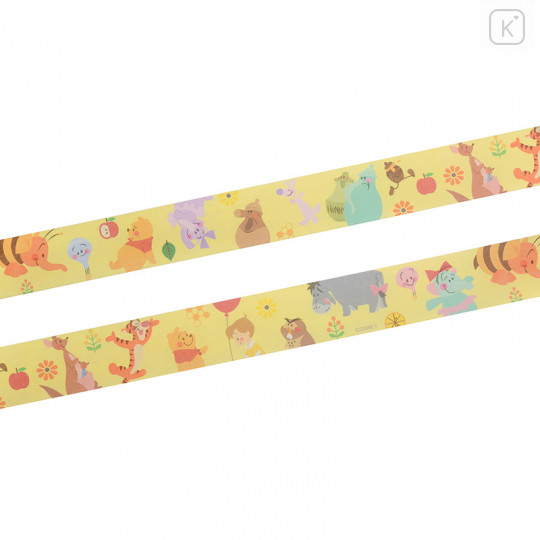Japan Disney Store Washi Paper Masking Tape - Winnie the Pooh Family - 3
