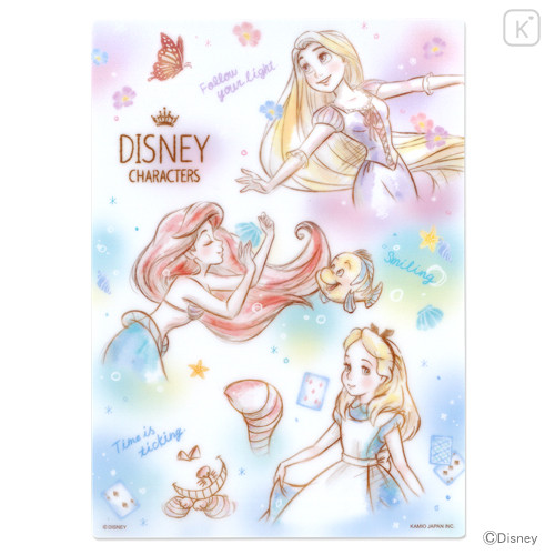 Japan Disney Mechanical Pencil - Princess Girls Ariel Rapunzel Alice - 2