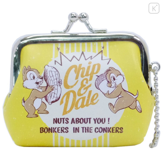 Japan Disney Keychain Coin Purse - Chip and Dale - 1