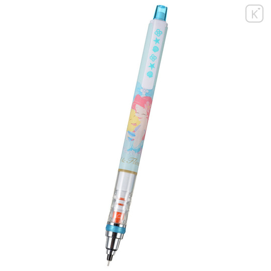 Japan Disney Store Uni Kuru Toga Auto Lead Rotation 0.5mm Mechanical Pencil - Mermaid Ariel & Flanders Blue - 1