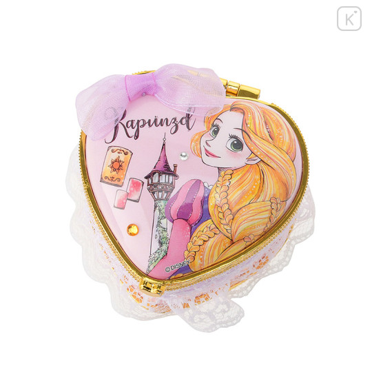 Japan Disney Store Notepad Memo Mirror Jewelry Box - Princess Heart Rapunzel - 2