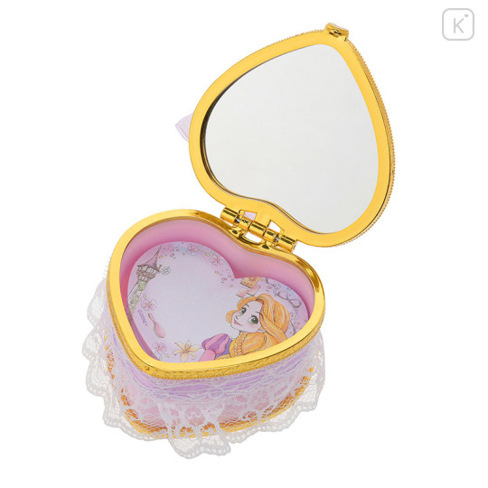 Japan Disney Store Notepad Memo Mirror Jewelry Box - Princess Heart Rapunzel - 4