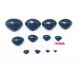 Black Safety Nose Screw Nose - 10mm