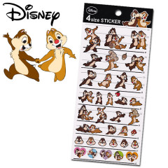 Japan Disney 4 Size Sticker - Chip & Dale