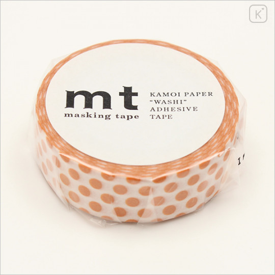 Japan MT Washi Masking Tape - Dot Mandarin - 2