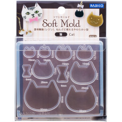 Japan Padico Clay & UV Resin Soft Mold - Cat