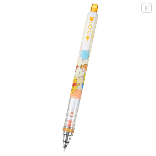 Japan Disney Store Uni Kuru Toga Auto Lead Rotation 0.5mm Mechanical Pencil - Winnie the Pooh & Christopher Robin - 2