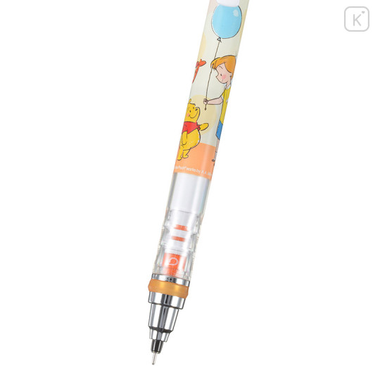 Japan Disney Store Uni Kuru Toga Auto Lead Rotation 0.5mm Mechanical Pencil - Winnie the Pooh & Christopher Robin - 3