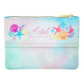 Japan Disney Store Zipper Pouch Coin Wallet & Pocket Tissue Holder - Ariel Pearl - 2