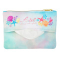 Japan Disney Store Zipper Pouch Coin Wallet & Pocket Tissue Holder - Ariel Pearl - 3