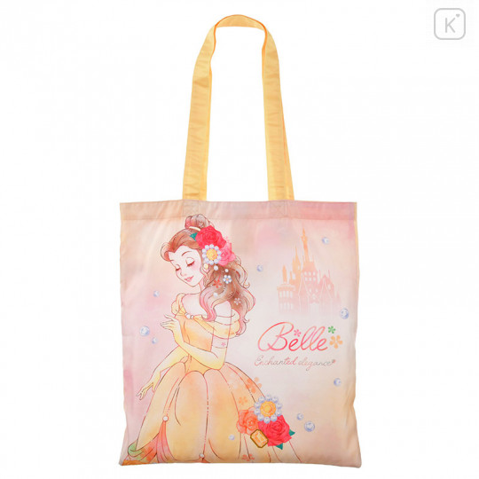 Japan Disney Store Eco Shopping Bag - Princess Belle Pearl - 1