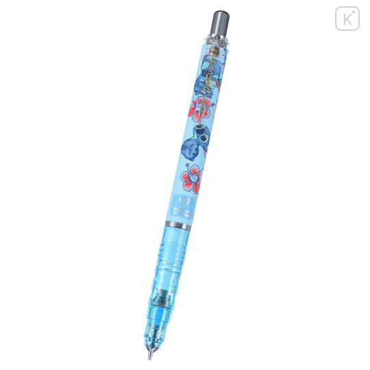 Japan Disney Store 0.5mm Mechanical Pencil Delgado - Stitch & Hibiscus - 1