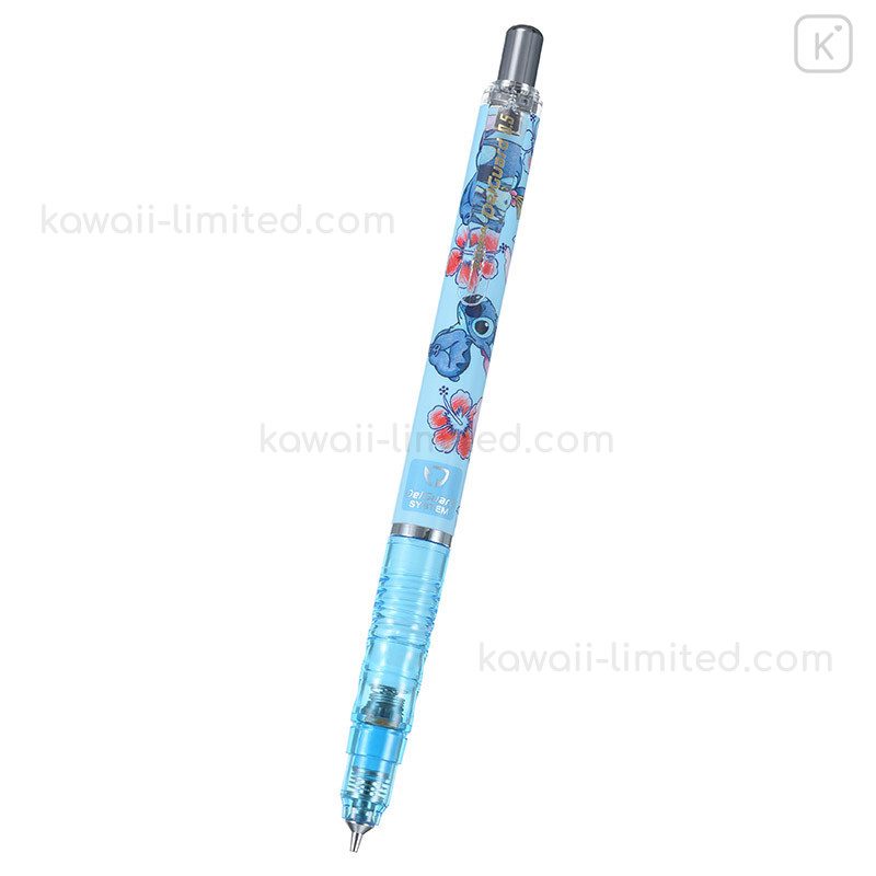 Japan Disney Store 0.5mm Mechanical Pencil Delgado - Stitch & Hibiscus