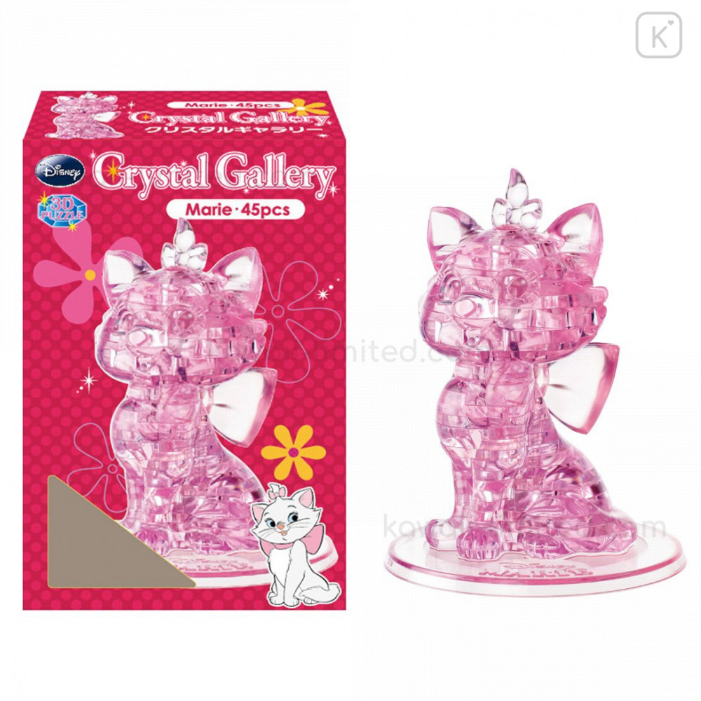 Hanayama Crystal Gallery 3d Puzzle Disney Marie Pink 45 Pcs for sale online 