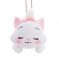 Japan Disney Store Medium Plush Keychain - Sleeping Marie Cat - 2