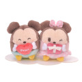 Japan Disney Store Ufufy Mini Plush (S) - Mickey & Minnie × Valentines 2018 - 1