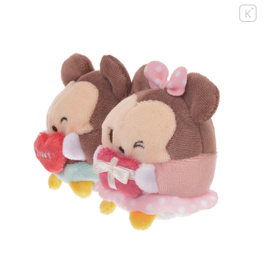 Japan Disney Store Ufufy Mini Plush (S) - Mickey & Minnie × Valentines 2018 - 4