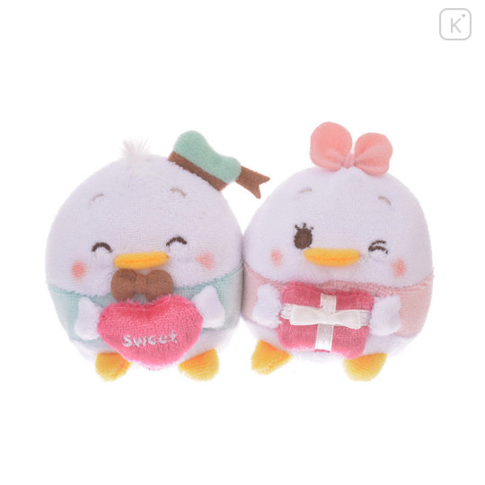 Japan Disney Store Ufufy Mini Plush (S) - Donald & Daisy Valentines 2018 - 2