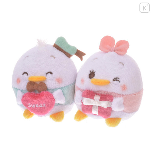 Japan Disney Store Ufufy Mini Plush (S) - Donald & Daisy Valentines 2018 - 3