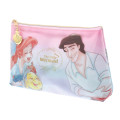 Japan Disney Store Pen Case Pencil Bag Cosmetic Makeup Pouch - Mermaid Ariel Happy with Prince - 2