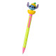 Japan Disney Store Ball Pen - Funny Stitch in Pineapple