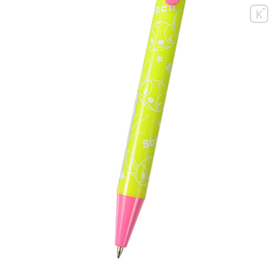 Japan Disney Store Ball Pen - Funny Stitch in Pineapple - 2