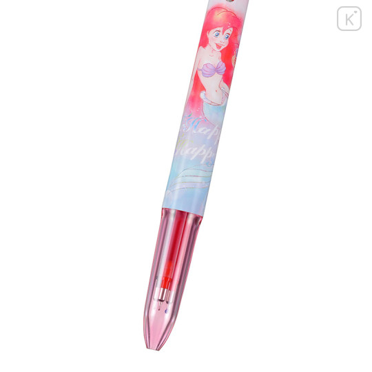 Japan Disney Store Hi-Tec-C Coleto 3 Color Multi Gel Pen - Little Mermaid Ariel Girly - 2