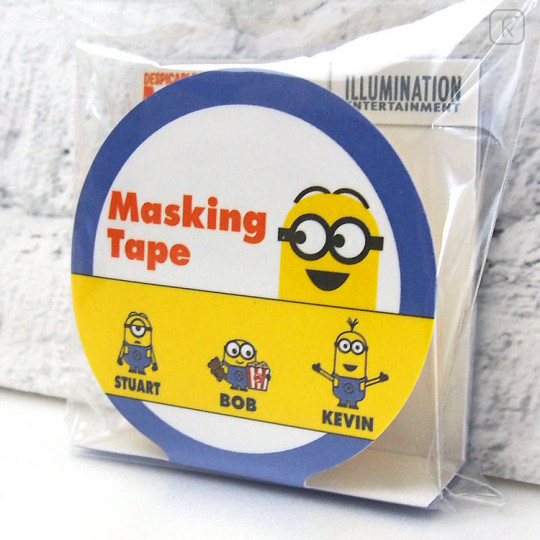 Japan Despicable Me Washi Paper Masking Tape - Minions Yellow - 1