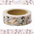 Japan Disney Washi Paper Masking Tape - Mickey & Minnie Mouse Watercolor - 1