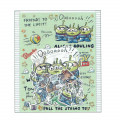 Japan Disney Masking Seal Flake Sticker - Toy Story Little Green Men Alien - 1