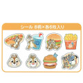 Japan Disney Masking Seal Flake Sticker - Chip & Dale Yummy Time - 2