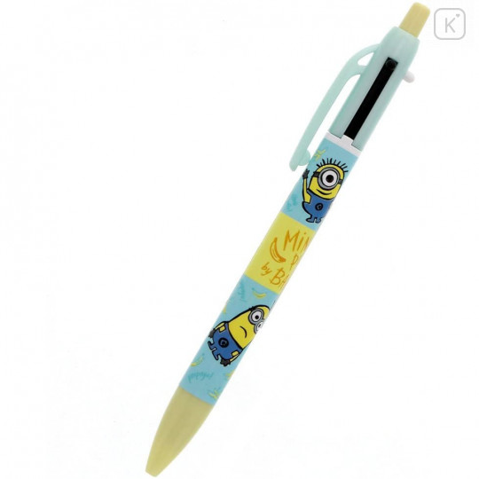 Japan Minions 2+1 Multi Color Ball Pen & Mechanical Pencil - Powered By Bananas - 2