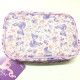 Japan Disney Pouch Makeup Bag - Princess Rapunzel & Floral