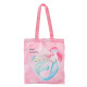 Japan Disney Store Eco Shopping Bag - Princess Ariel Pink Pearl