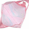 Japan Disney Store Eco Shopping Bag - Princess Ariel Pink Pearl - 4