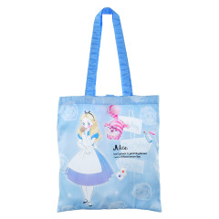 Japan Disney Eco Shopping Bag - Alice in the Wonderland Blue