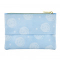 Japan Disney Store Zipper Pouch Coin Wallet & Pocket Tissue Holder - Alice Charming Blue - 2
