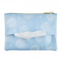 Japan Disney Store Zipper Pouch Coin Wallet & Pocket Tissue Holder - Alice Charming Blue - 3