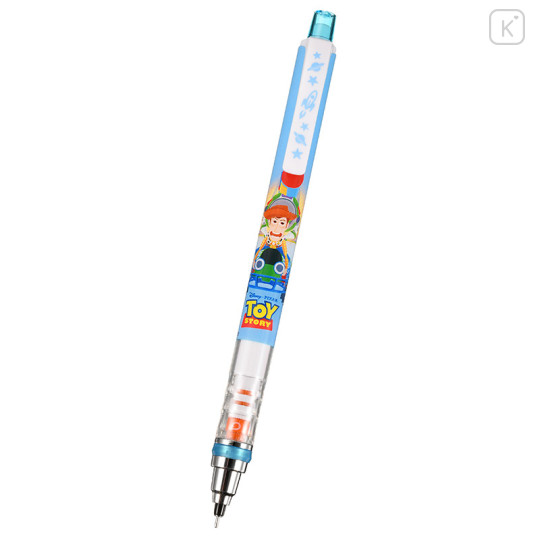 Japan Disney Store Uni Kuru Toga Auto Lead Rotation 0.5mm Mechanical Pencil - Toy Story Pixar Characters - 1